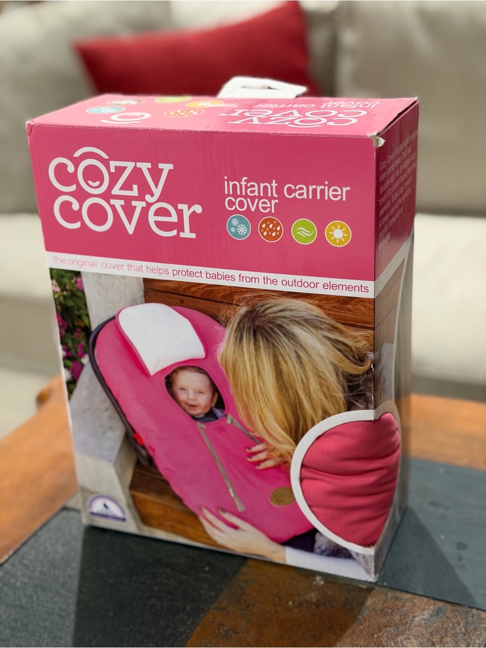 New never opened Infant Carrier Cover in Pink